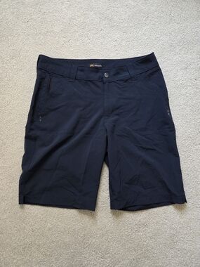 Lee Relaxe Fit Navy Bermuda Shorts Women's 10